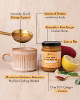 Nutra Organics Chicken Bone Broth Concentrate Lemon & Paprika 250g